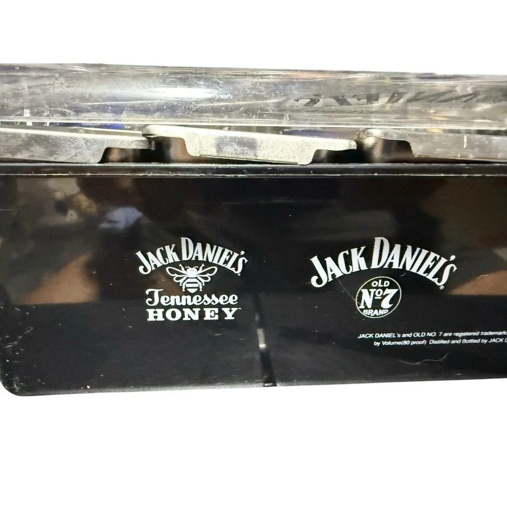 Jack Daniel's Whiskey Bar Set Condiment Tray Tabletop Storage